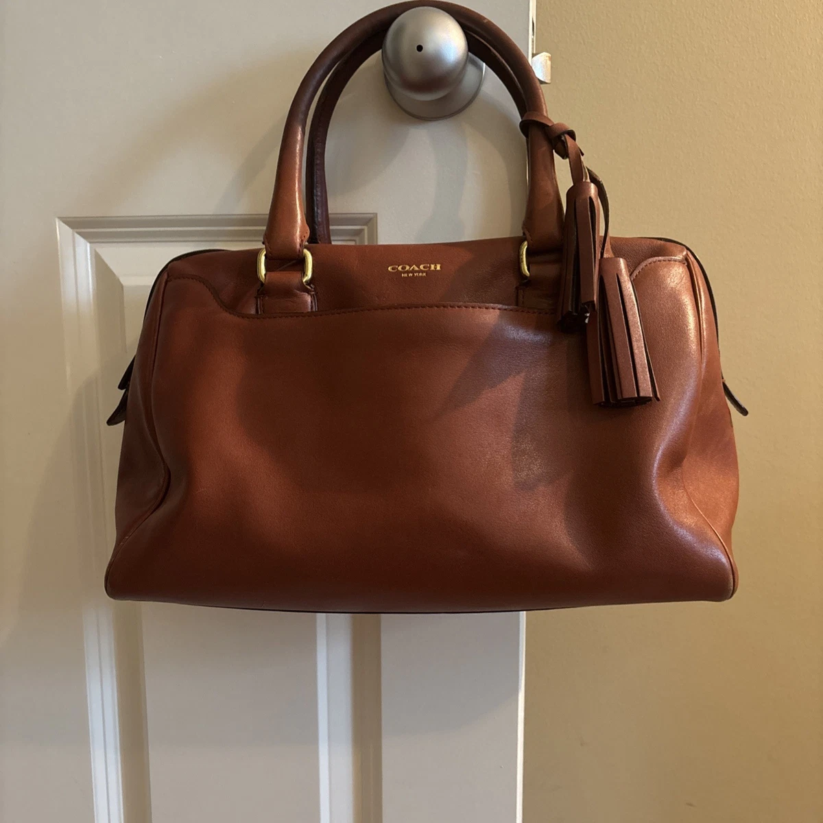 Coach Legacy Satchel/Top Handle Bag Solid Bags & Handbags for