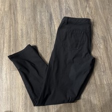 Lululemon ABC Classic Fit 5 Pocket Pants Stretch Warpstreme Chino Men 30x32 Blac