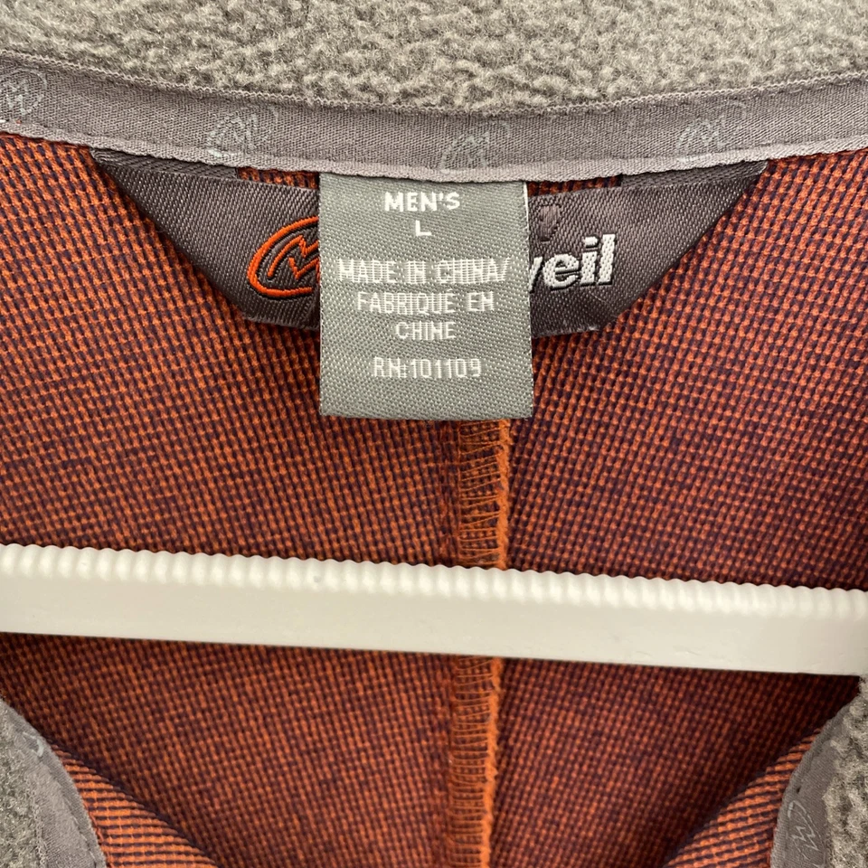 Cloudveil Mens L Softshell Jacket Orange Breathable Stretch Trekking - Image 4 of 4