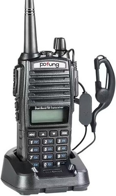 Ham Two Way Radio, Dual Band Walkie Talkie : 136-174mhz (VHF) 400-520mhz