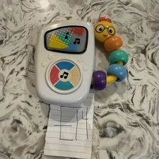 Baby Einstein Take Along Tunes Music Box Beads Baby Toy Lights up Songs Toy