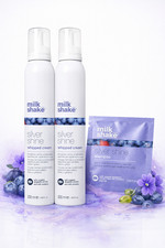 MilkShake Milk_Shake Silver Shine Schlagsahne 2x 200ml und Shampoo Beutel 10ml