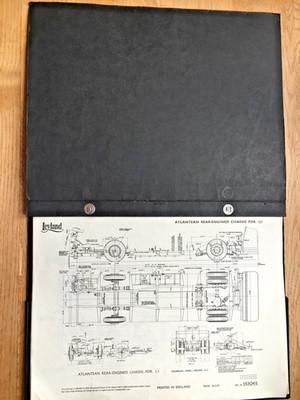 LEYLAND MOTORS 27 FACTORY CHASSIS DRAWINGS 1950s ATLANTEAN TITAN TIGER + + + +