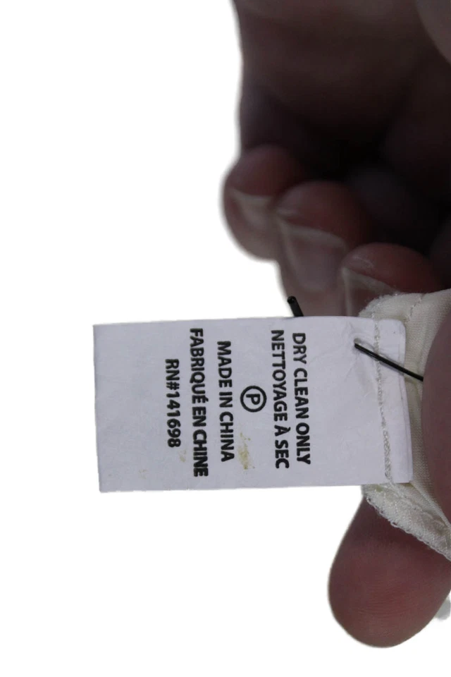 Ramy Brook, Women, Blouson Long Sleeve V-Neck White Dress Bohemian Size XS - Image 4 of 4