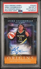 2024 GOLD #OAAO ARIKE OGUNBOWALE 4/10 PSA 8 AUTO AUTHENTIC