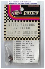 Vintage RC Car Buggy Steel Pinion Gear 32P 9T Parma Old Stock 6000-A Tamiya HPI