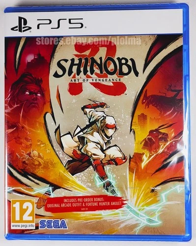 SHINOBI: ART OF VENGEANCE Brand New PS5 Game EU (English) Release, USA Seller