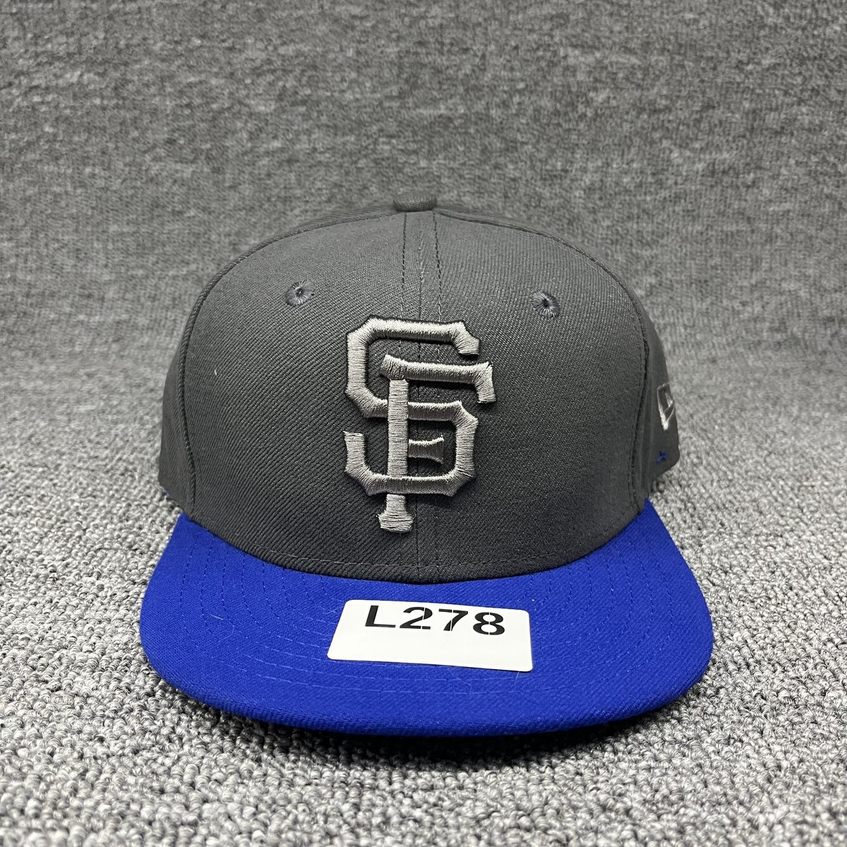 New Era 59FIFTY San Francisco Giants Pop Tonal Fitted Hat Size 6 1/2 Gray Kids