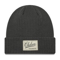New Era WintermüTze Cuff Beanie - FC Chelsea Patch Charcoal