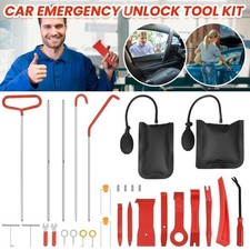 31PCS Car Door Opening Unlock Roadside Emergency Tool Kit Air Wedge Removal Kit