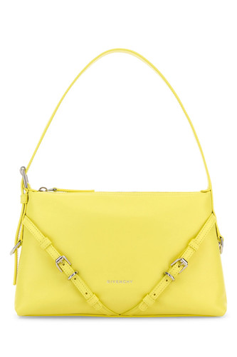 GIVENCHY Voyou Mini Yellow Leather Shoulder Bag New And Authentic
