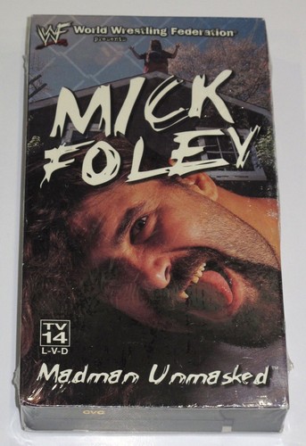 Mick Foley "MADMAN UNMASKED" VHS Tape WWF WWE MANKIND Cactus Jack SEALED New