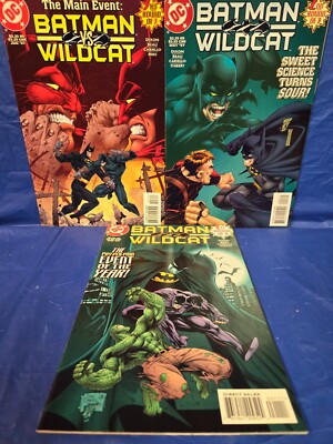 BATMAN vs WILDCAT COMPLETE SET of 3  #1, 2 & 3 (DC Comics, 1997)