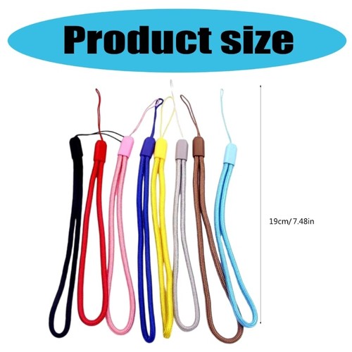 50Pcs Nylon Wrist Straps Lanyard For USB Drives Phones Camera Keychain Wallet - Photo 8 sur 8