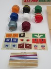 Vintage 1966 NFL Football "ALL-PRO" Gumball Mini Helmets Orange Products UNused — photo 3