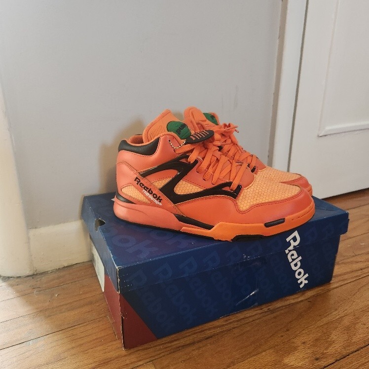 Size 8.5 - Reebok Pump Omni Lite Pumpkin Glow In the Dark | eBay