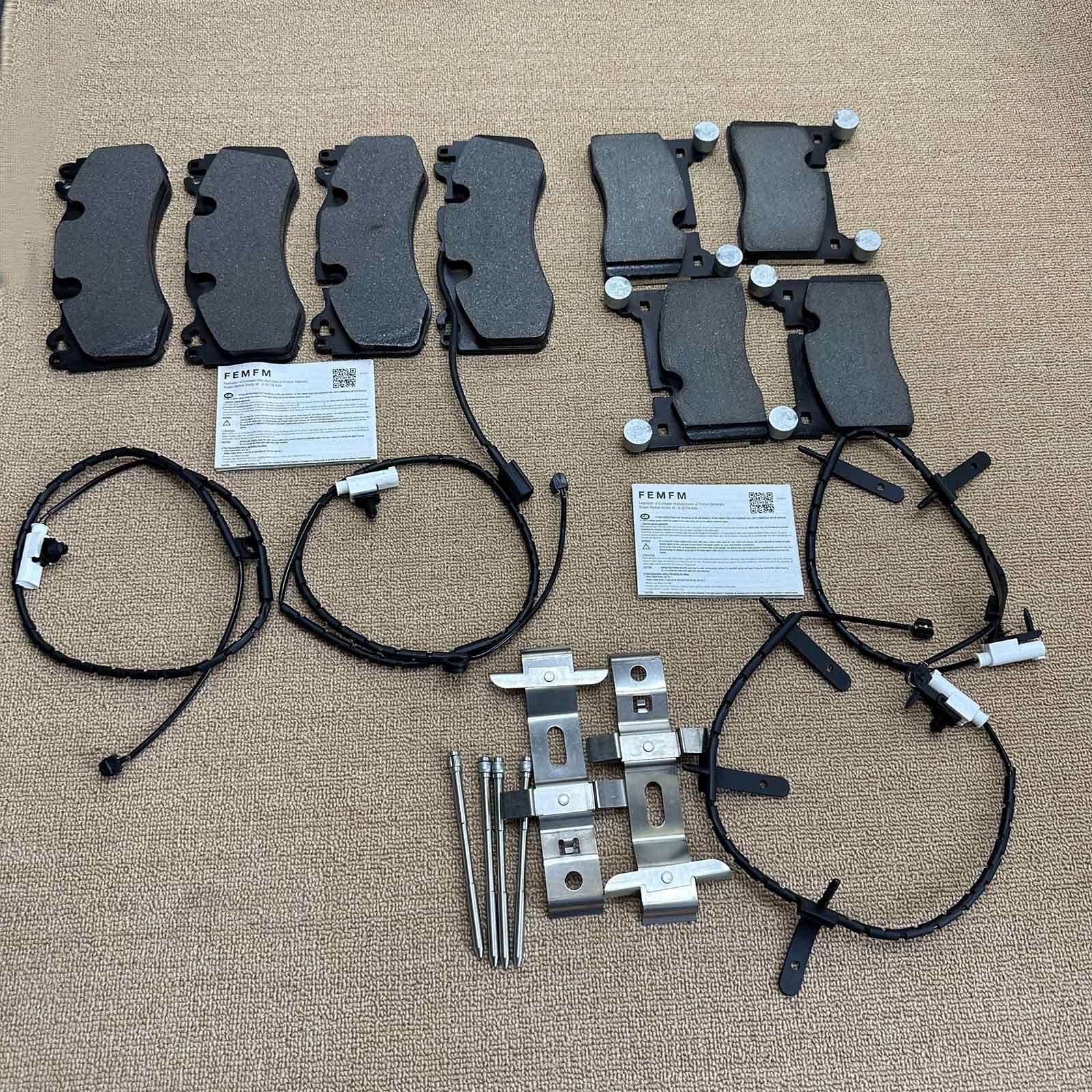 🚚Front & Rear Brake Pads Set HY53-2D007-BC HY53-2C562-BC For Aston Martin