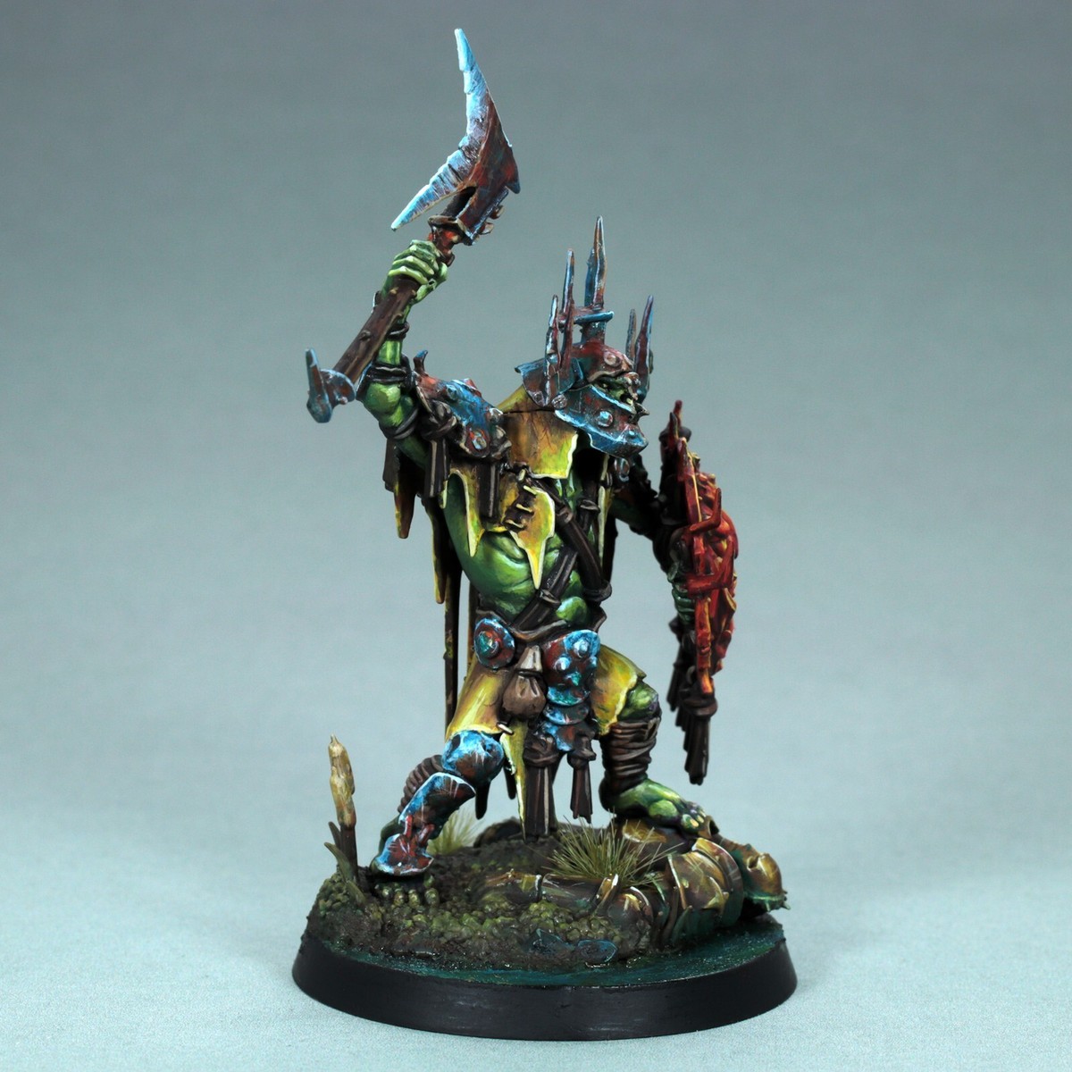 Painted Miniature kruleboyz killaboss orruk warclans warlord