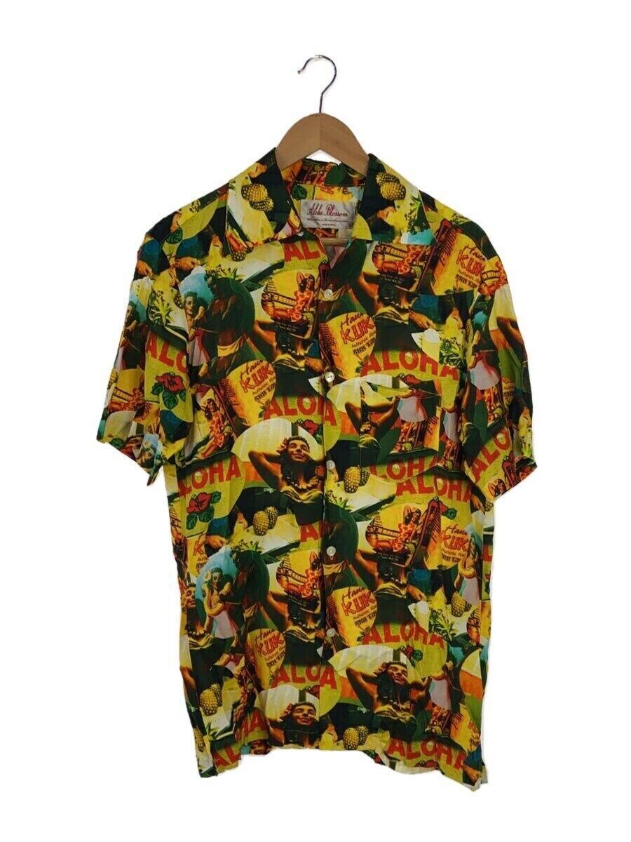 Aloha Blossom Short Sleeve Tropical Hawaiian 42 Rayon Multi Color 