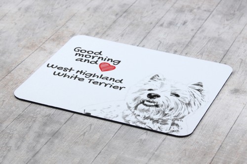 West Highland White Terriër muismat met hond Art-Dog - Afbeelding 4 van 7