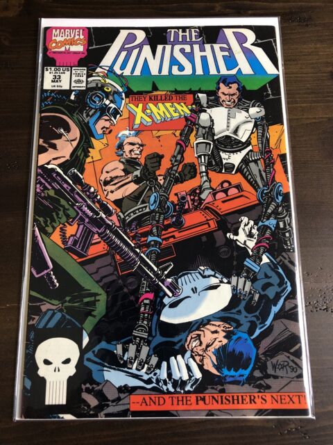 The Punisher 33 They Killed The X Men Vs Reavers Marvel Comics May 1990 Vf Nm For Sale Online