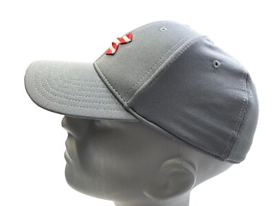 Under Armour American Flag Logo Gray Bitzing M/L Baseball Cap EUC