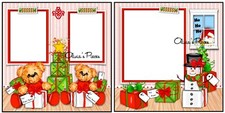 From Santa: - PRINTED Scrapbook Layout - Olivia Pieces