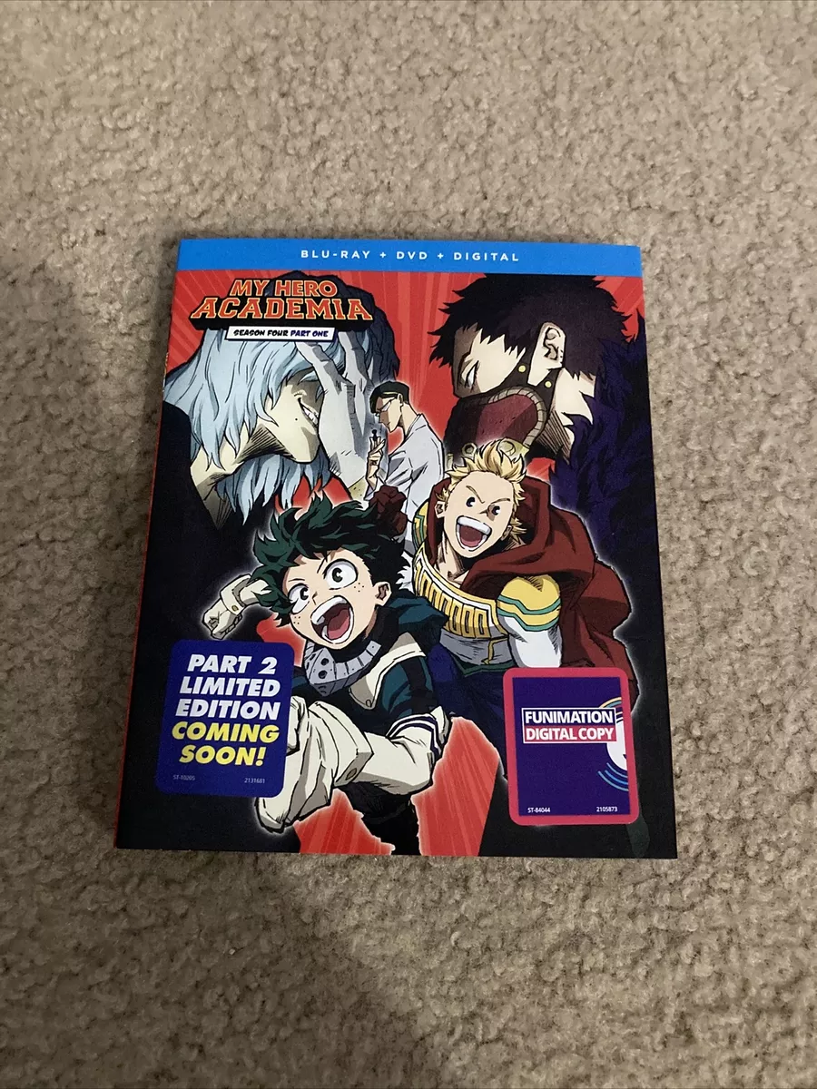 My Hero Academia: Season Four: Part One Blu-ray (Blu-ray + DVD +