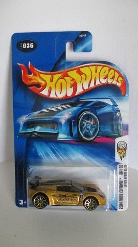2004 Hot Wheels First Editions #36 LOTUS SPORT ELISE gold - Picture 2 of 2