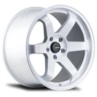 (1) 18x9.5 +24 Avid 1 AV-06 5x114.3 Matte White Wheel