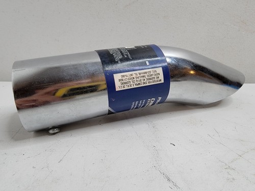 Exhaust Tip Pilot Custom Chrome Plated 2.15" Inlet 9" Length PMZ 019 - Picture 7 of 11