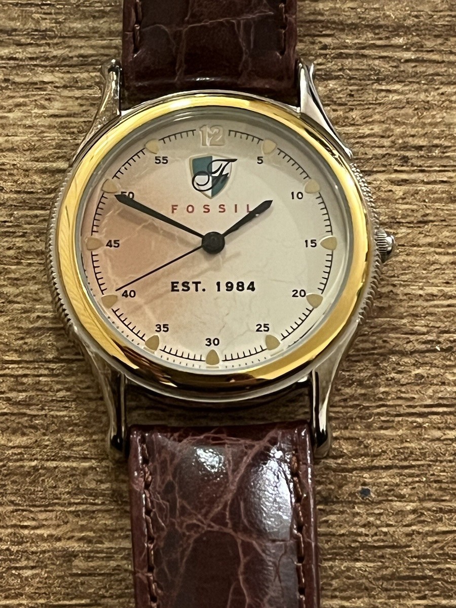ジャンク FOSSIL authentic product クォーツ A3487 ジャンク FOSSIL authentic product クォーツ A3487