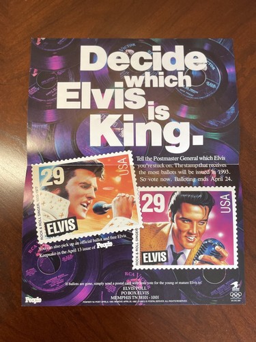 Elvis Stamp Voting Poster  - 第 1/4 張圖片