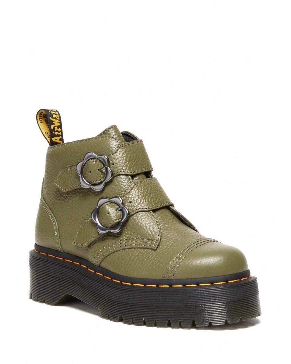 Green platform hot sale dr martens