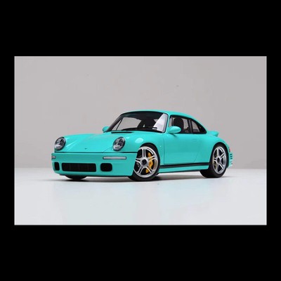 New AR 1:18 Porsche 911 RUF SCR 964 2018 Alloy Diecast Car Model Collection