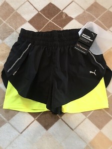 puma shorts yellow