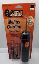 Pumpkin Masters Power Saw 4-Piece Stainless Steel Carving Tool Halloween Set 