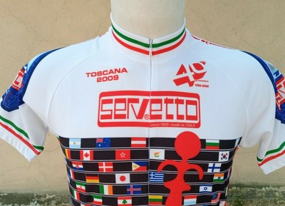 MAGLIA CICLISMO SERVETTO MARCELLO BERGAMO L NUOVA 1443 | eBay