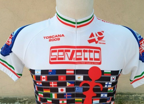 MAGLIA CICLISMO SERVETTO MARCELLO BERGAMO L NUOVA 1443 | eBay