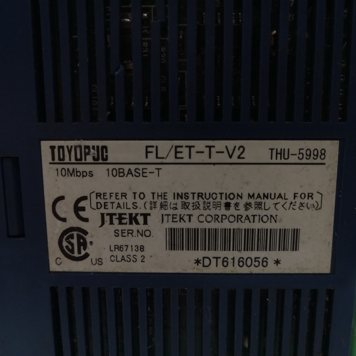 JTEKT FL/ET-T-V2 PLC Ethernet Module | eBay