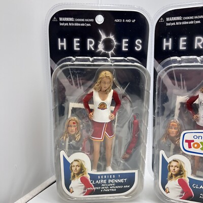 Mezco Heroes Action Figure Set Of 4 Hiro, Claire, Jessica