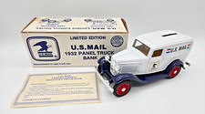 US Mail 1932 Ford Panel Van Delivery Truck Post Office Ertl Diecast Bank 1:25