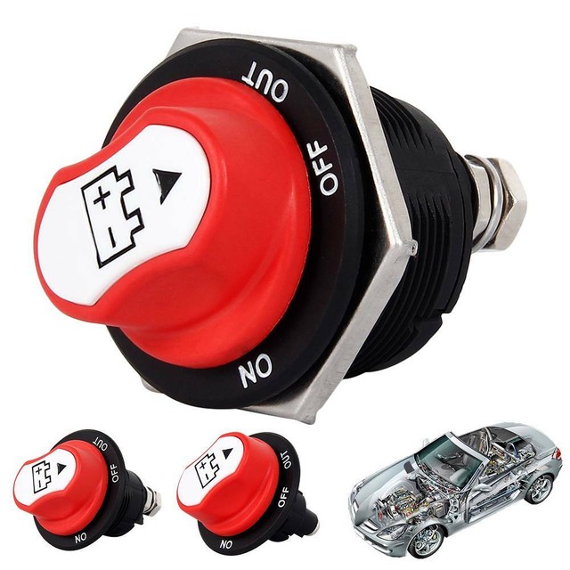 12v50v 50a Mini Panel Mount Battery Isolator/kill Cut off Switch Kit