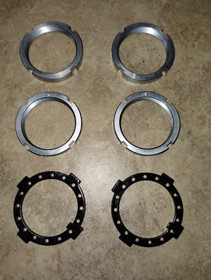 Dana 60 Spindle Nut Kit Chevy Ford GMC Dodge Dana 50 4 Nuts 2 Washer 4X4 Front