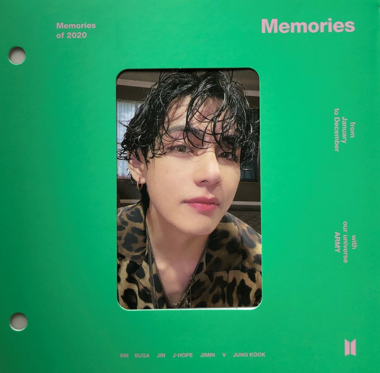 【BTS】Bangtan V Taehyung Memories of 2020 Blu-ray ver. Official Photo Card