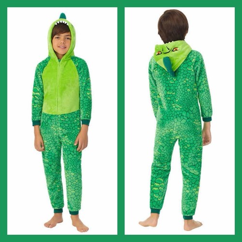 SAINT EVE DINO YOUTH BLANKET SLEEPER SIZE 10/12