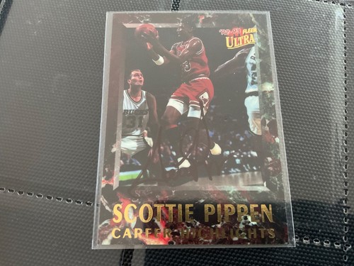Carte à Collectionner Scottie Pippen - Fleer Ultra 1992 #2 AUTOGRAPHÉE, Gradée PSA 10 GEM MINT