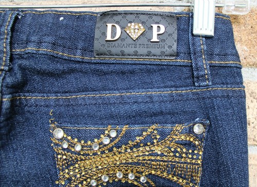 DIAMANTE Premium Blue Jeans Studded 