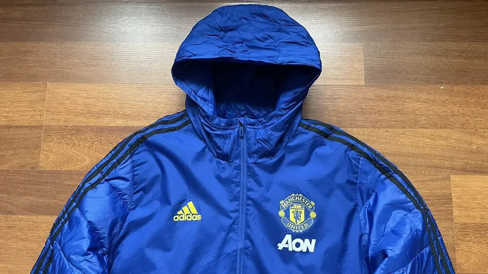 MANCHESTER UNITED ADIDAS 2019/2020 TRAINING WINTER JACKET SIZE 