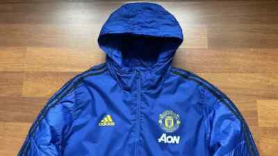 MANCHESTER UNITED ADIDAS 2019/2020 TRAINING WINTER JACKET SIZE 